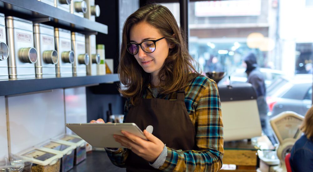 our tech platform helps small business owners with employee data collection